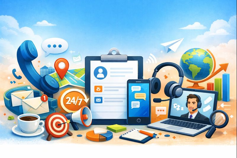 تماس و ارتباط با تیم صدای بازاریابی