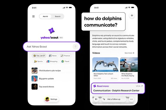 موتور جستجوی جدید «یاهو» میزبان هوش مصنوعی مولد شد