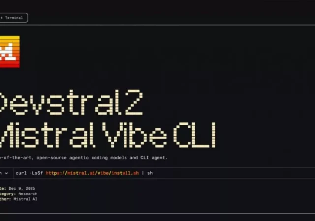 میسترال مدل‌های کدنویسی قدرتمند Devstral 2 و Vibe CLI را معرفی کرد