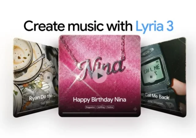 جمینای وارد دنیای موسیقی شد؛ تولید آهنگ‌های ۳۰ ثانیه‌ای با مدل جدید Lyria 3 [تماشا کنید]
