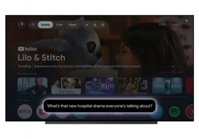 هوش مصنوعی جمینای پیش از عرضه عمومی در Google TV مشاهده شد