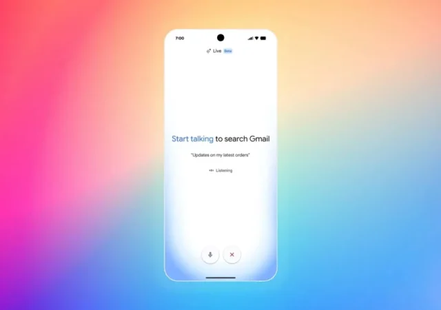 گوگل نسخه آزمایشی Gmail Live را برای جستجوی صوتی ایمیل‌ها منتشر کرد
